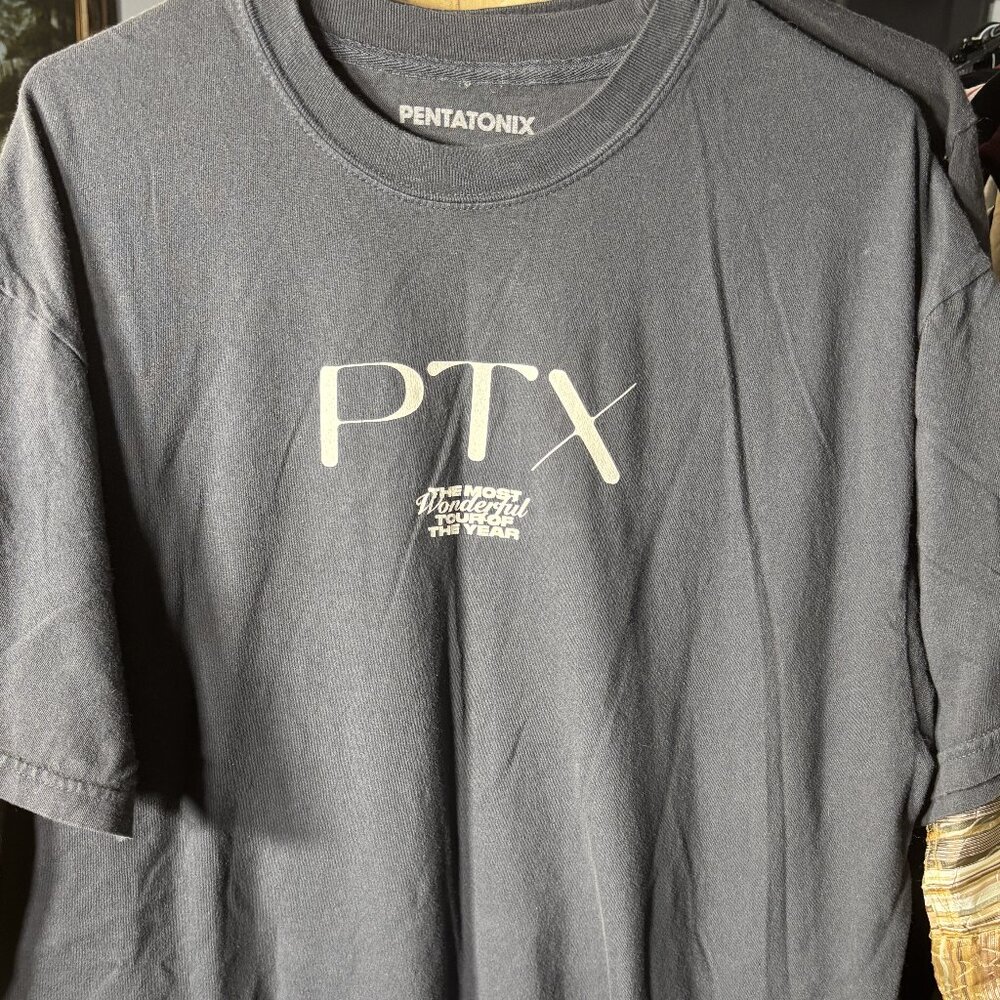 Pentatonix Adult Unisex 100% Cotton Black Graphic Print Tee T-Shirt SZ XL